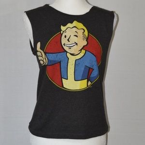 Bethesda Fallout Vault Boy Muscle Tank Sz XS